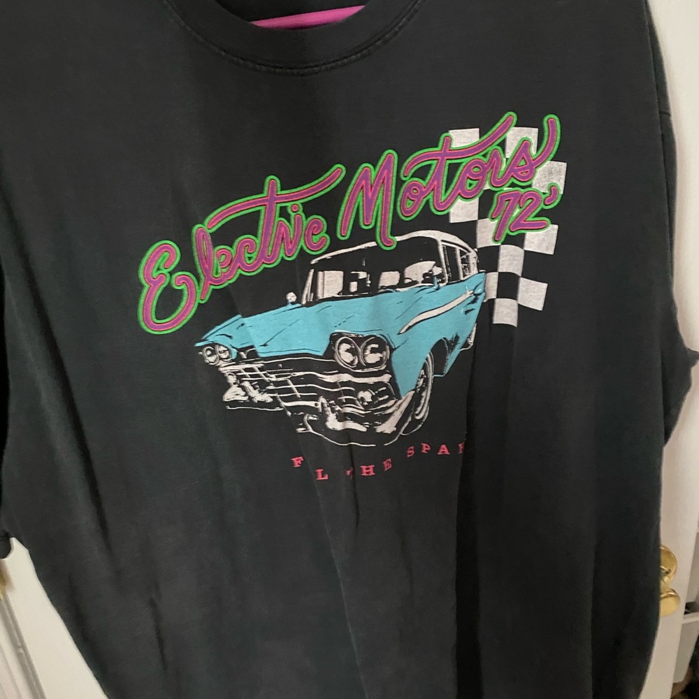 super soft and vintage feeling brandy melville motorcar oversized tee